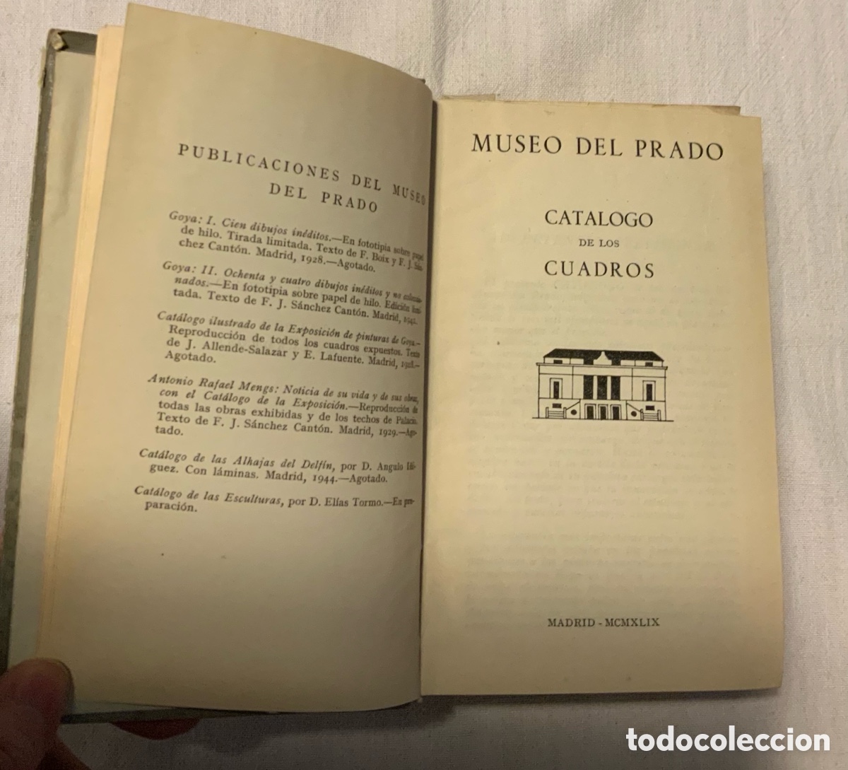 Libros de segunda mano: Cat&aacute;logo Museo Del Prado. 1945 - Foto 3