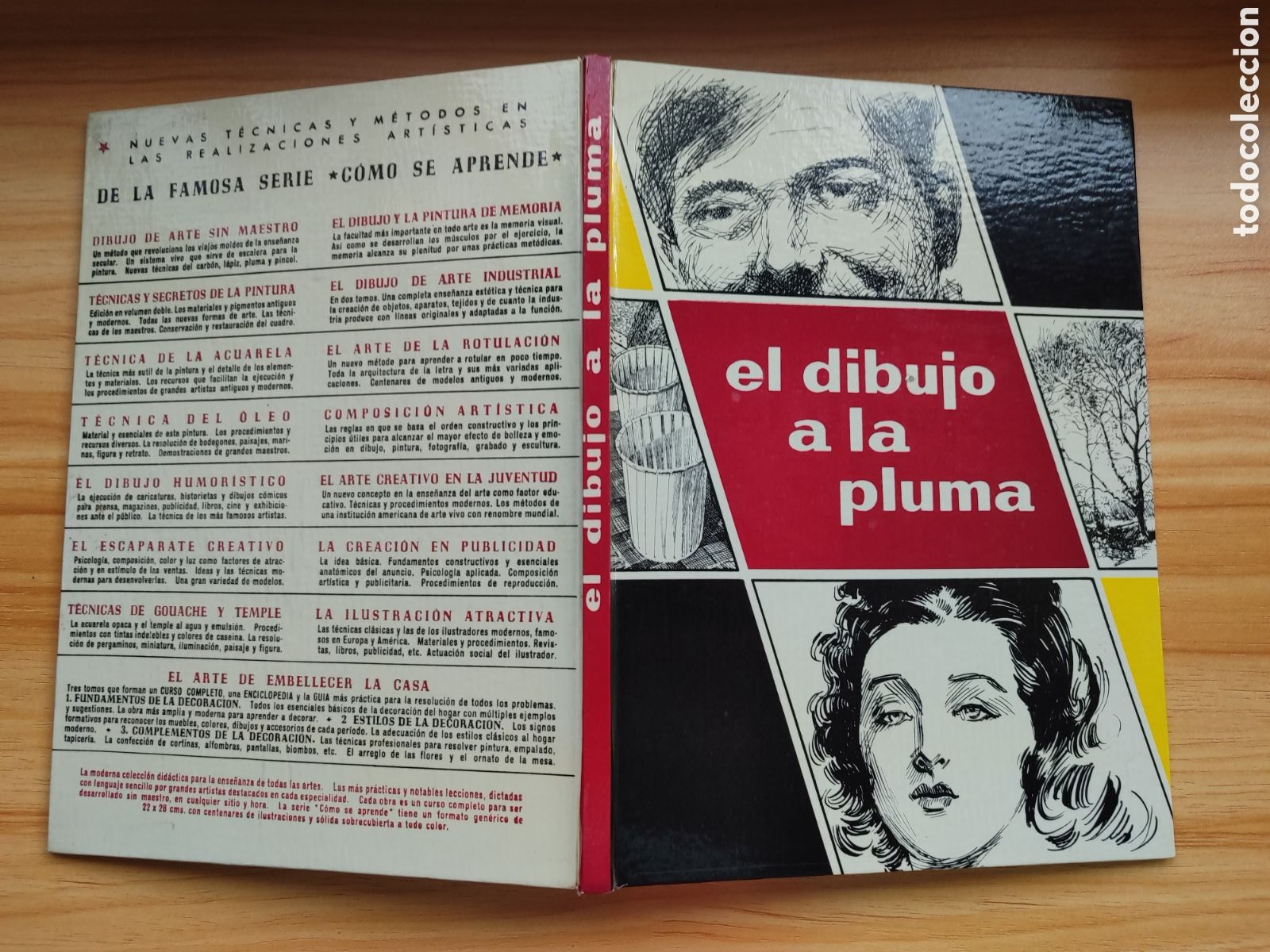 Libros de segunda mano: El dibujo a la pluma. Curso completo para la ense&ntilde;anza de la t&eacute;cnica. LEDA