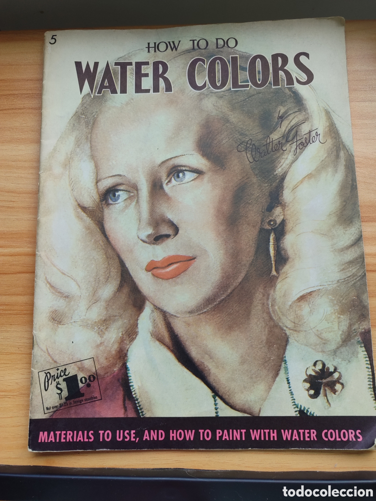 Libros de segunda mano: Revista Arte y dibujo: How to do w&aacute;ter colors, by Walter Foster