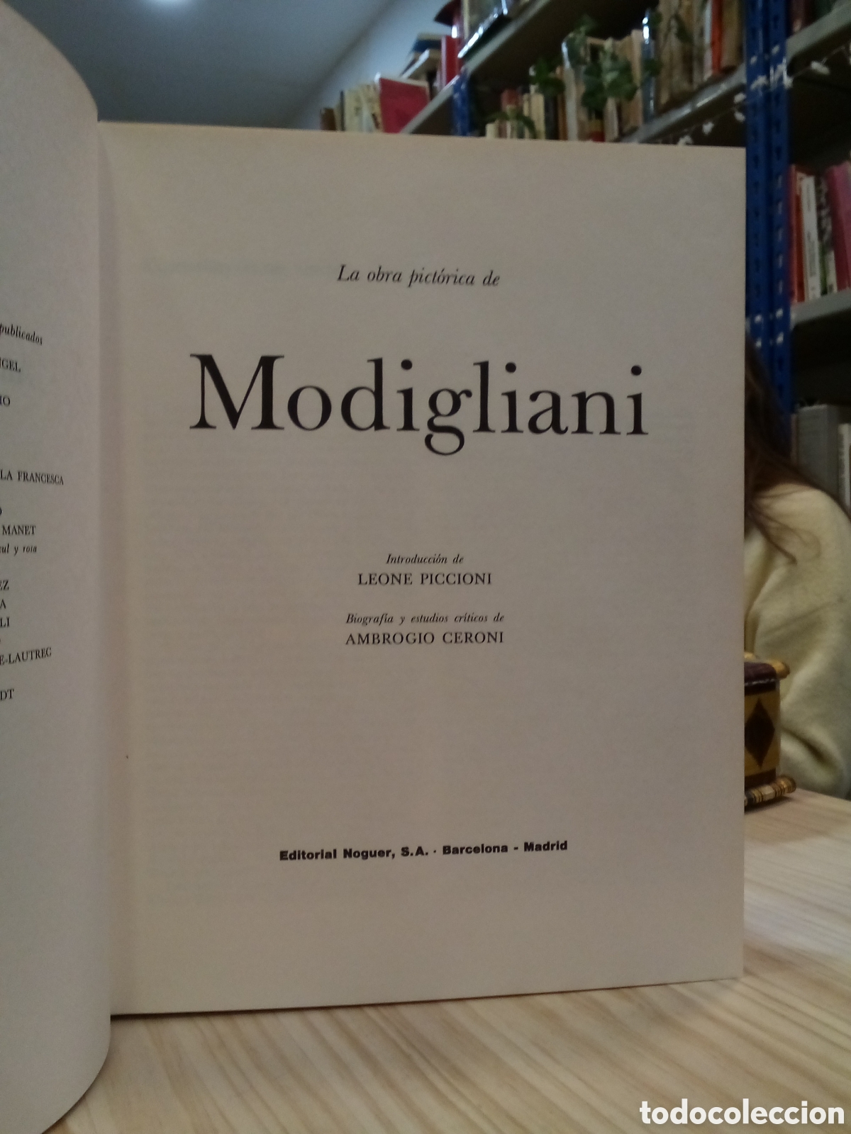 Second hand books: La obra pict&oacute;rica de Modigliani