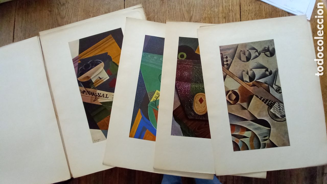 Livres d'occasion: DOUGLAS COOPER // JUAN GRIS // ALBERT SKIRA EDITEUR // 15 L&Aacute;MINAS A COLOR MONTADAS // TEXTO FRANCES