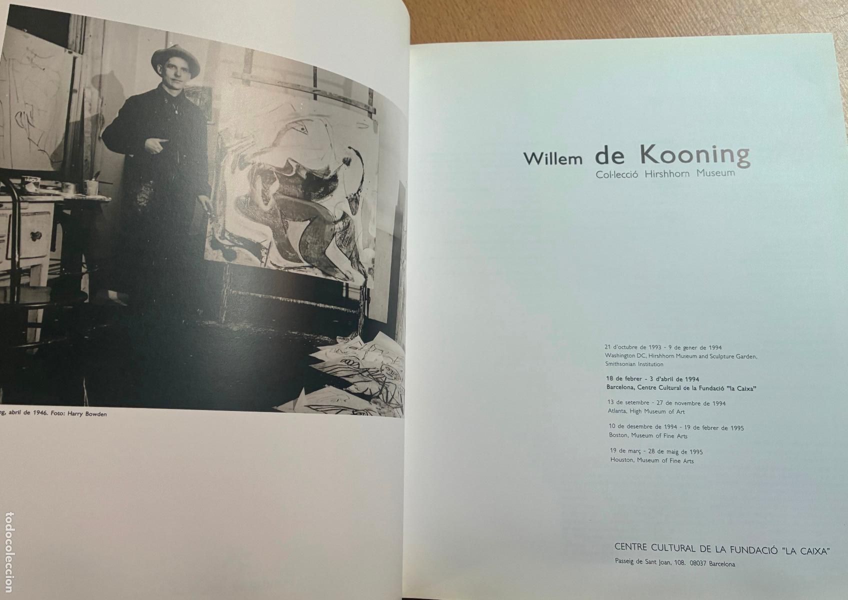 Libros de segunda mano: WILLEM DE KOONING, Catalogo, - Foto 5