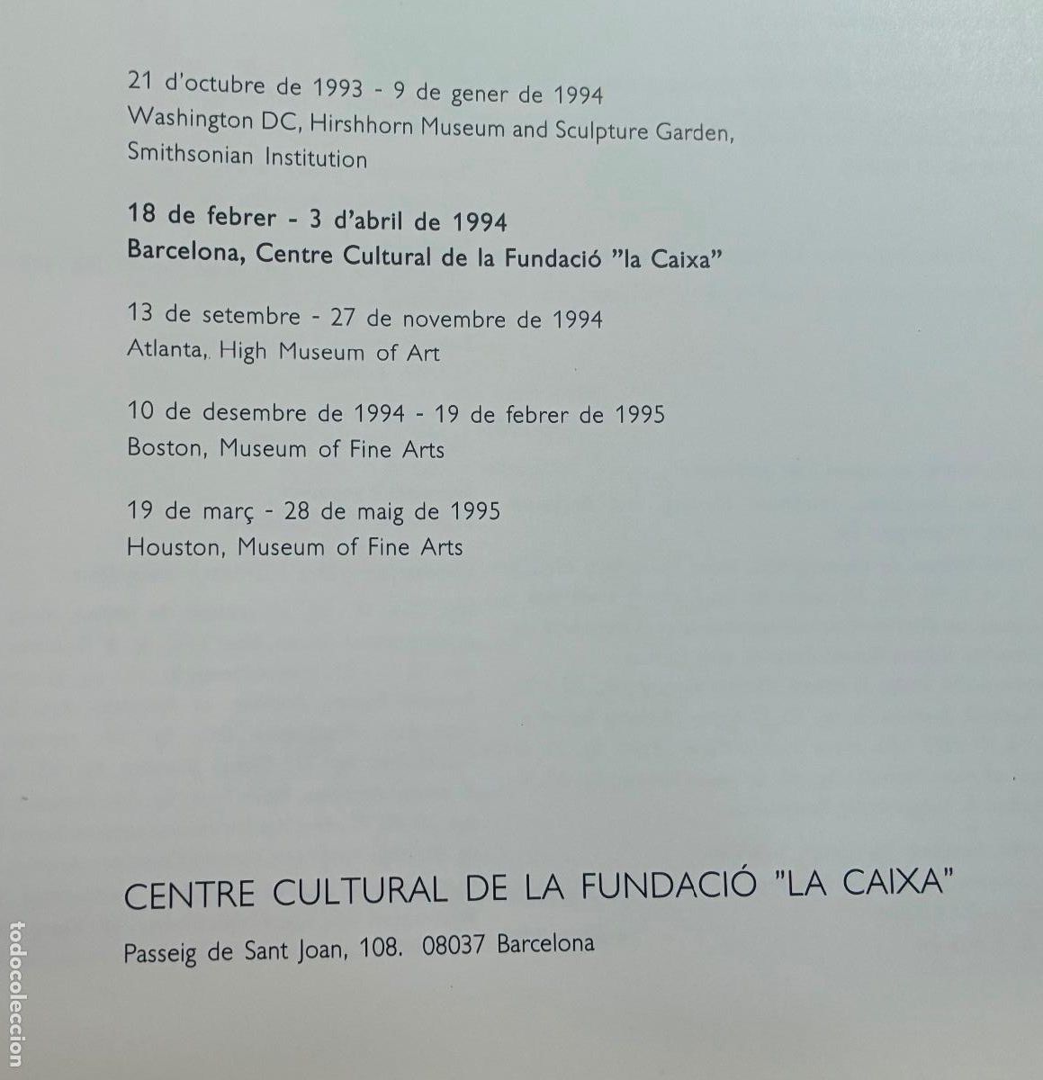 Libros de segunda mano: WILLEM DE KOONING, Catalogo, - Foto 6
