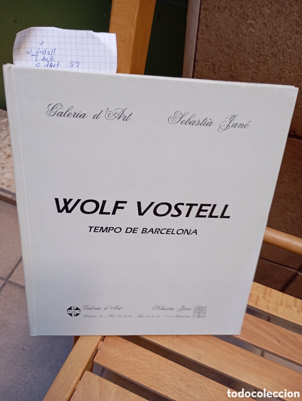 Libros de segunda mano: WOLF VOSTELL- Tempo de Barcelona. - Foto 1