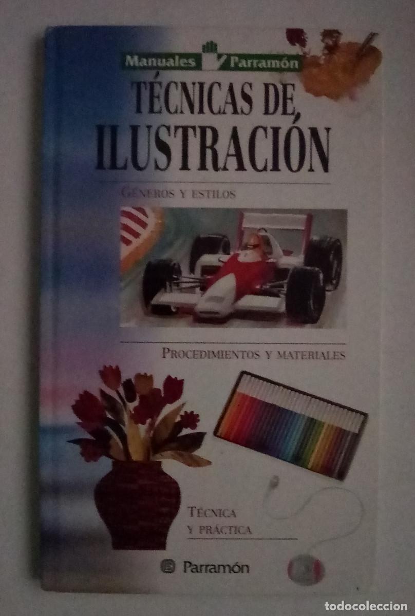 Libros de segunda mano: T&eacute;cnicas de ilustraci&oacute;n. Parram&oacute;n - Foto 1