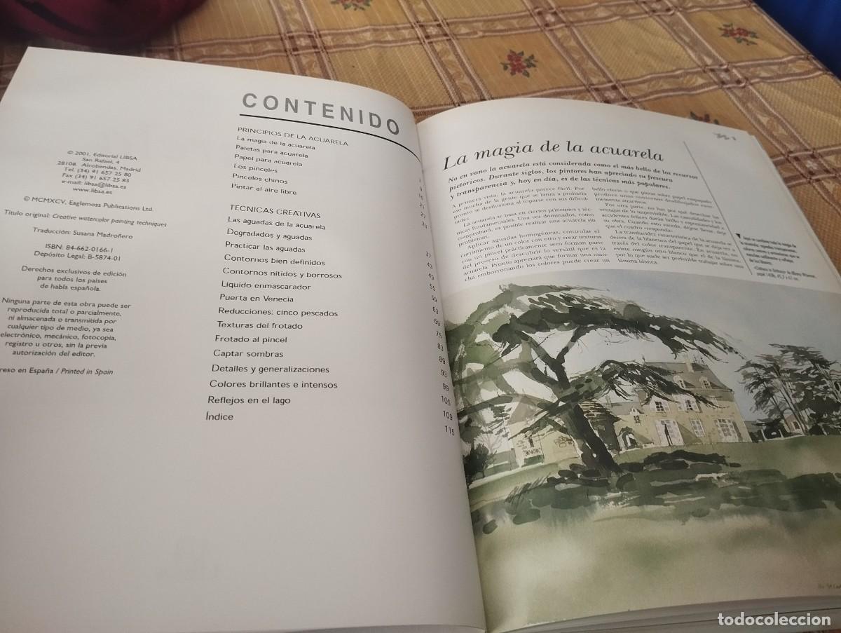 Libros de segunda mano: ACUARELA T&Eacute;CNICAS CREATIVAS EDITORIAL LIBSA 2001 - Foto 2