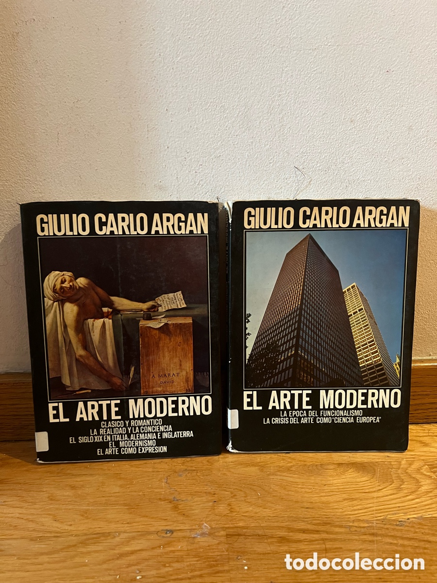 Libros de segunda mano: GIULIO CARLO ARGAN EL ARTE MODERNO Tomos 1 y 2