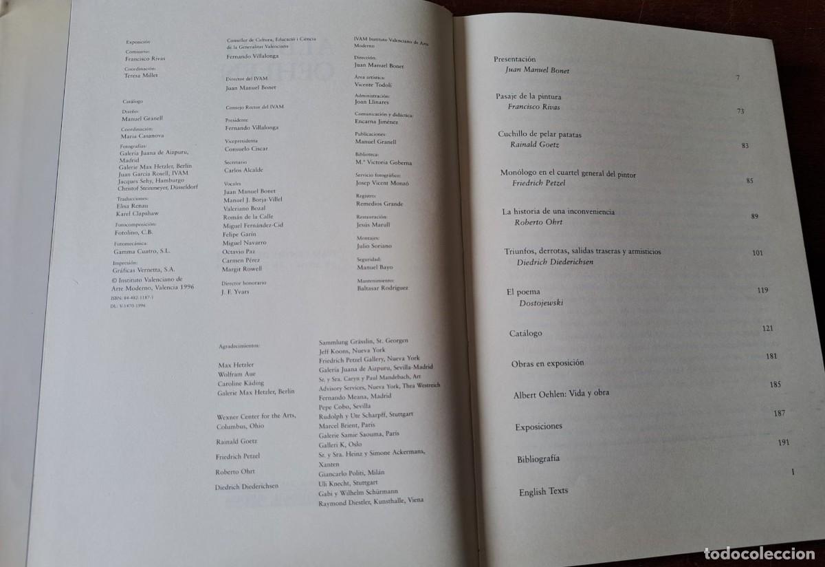 Libros de segunda mano: Albert Oehlen: 1981-1996 Cat&aacute;logo IVAM - Foto 3