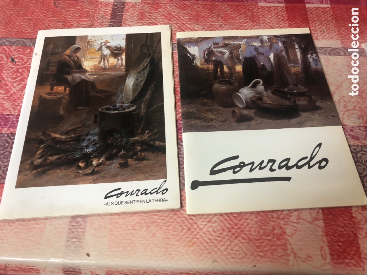 Libros de segunda mano: 2 cat&aacute;logos de Conrado meseguer