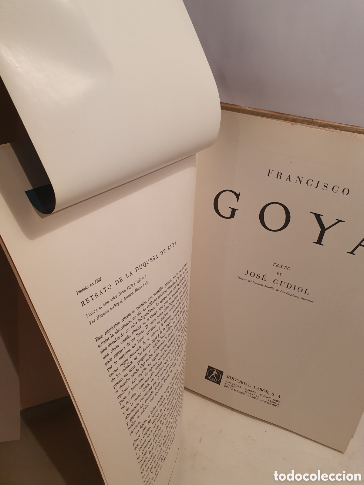 Libros de segunda mano: GOYA. JOSE GUDIEL. 1&deg;EDICION 1968. EDITORIAL LABOR.