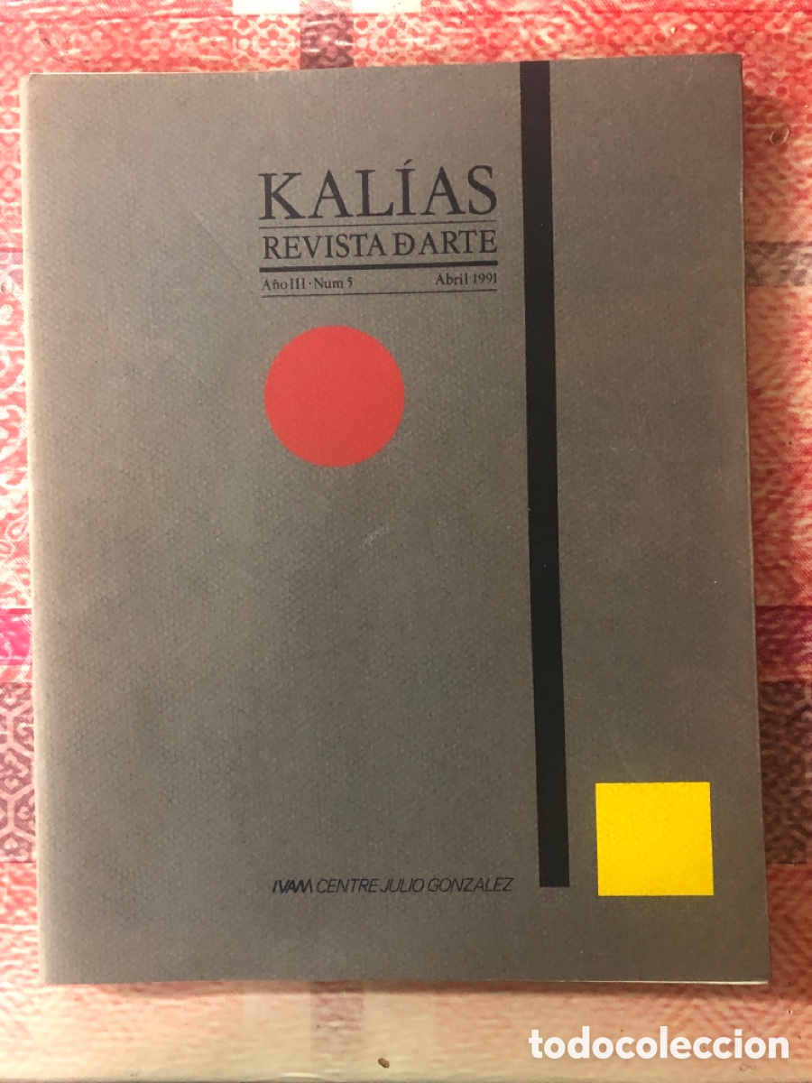 Libros de segunda mano: Cat&aacute;logo revista de arte kalias