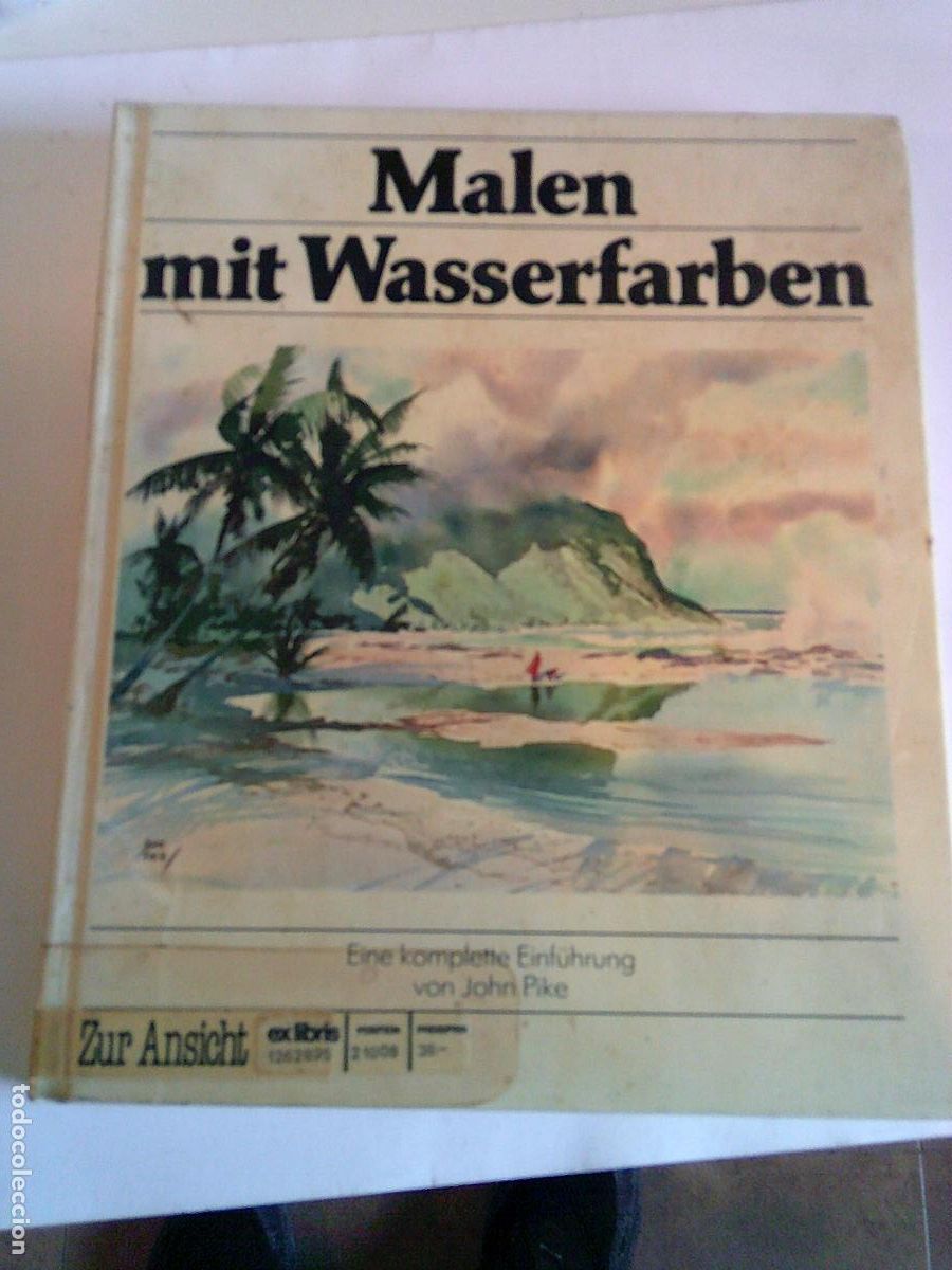 Libros de segunda mano: Malen mit wasserfarben libro de pintura dibujo en Alem&aacute;n