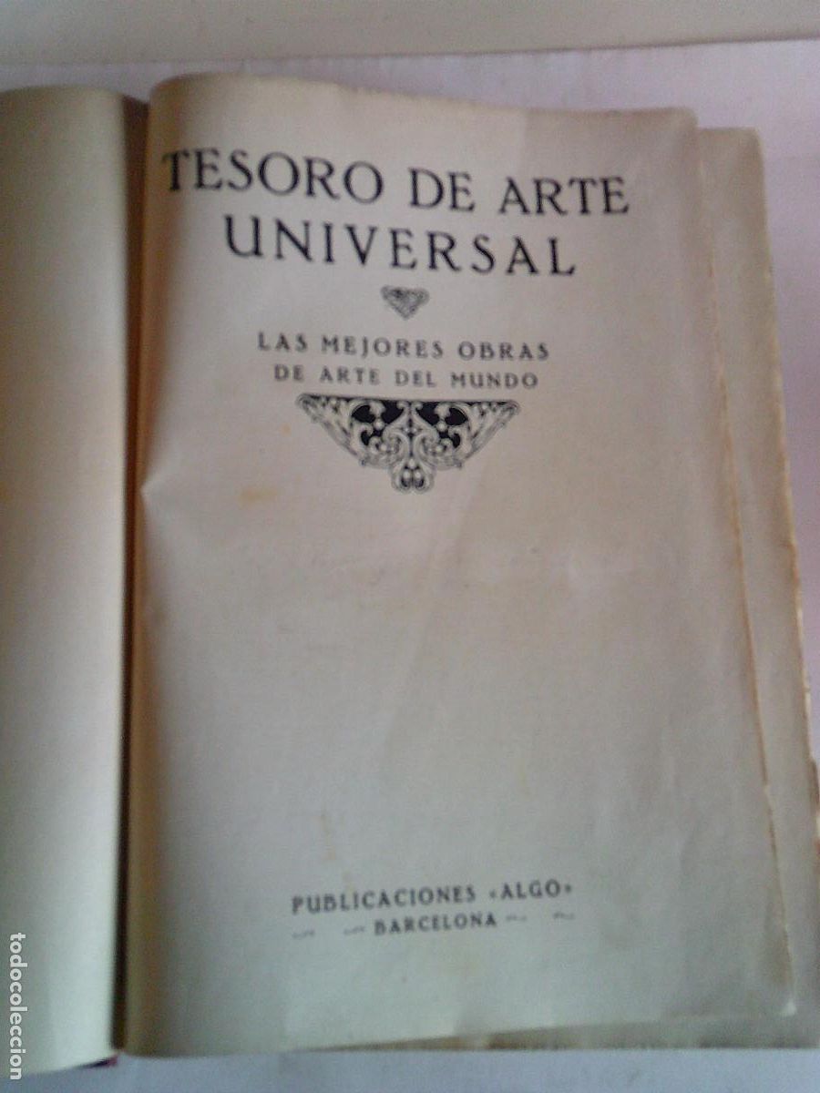 Libros de segunda mano: Tesoro del Arte Universal Las mejores obras de arte del mundo