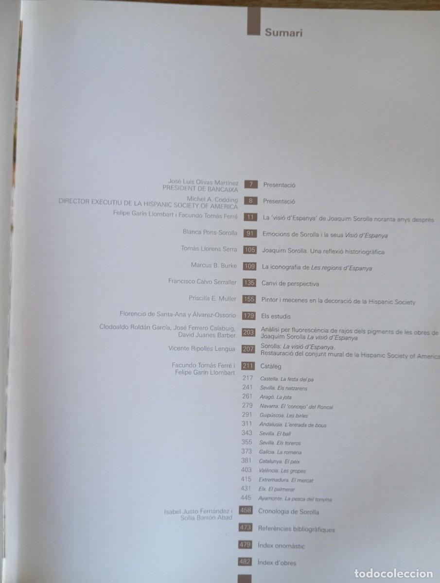 Libros de segunda mano: SOROLLA - VISIO D ESPANYA - BANCAIXA - Foto 3