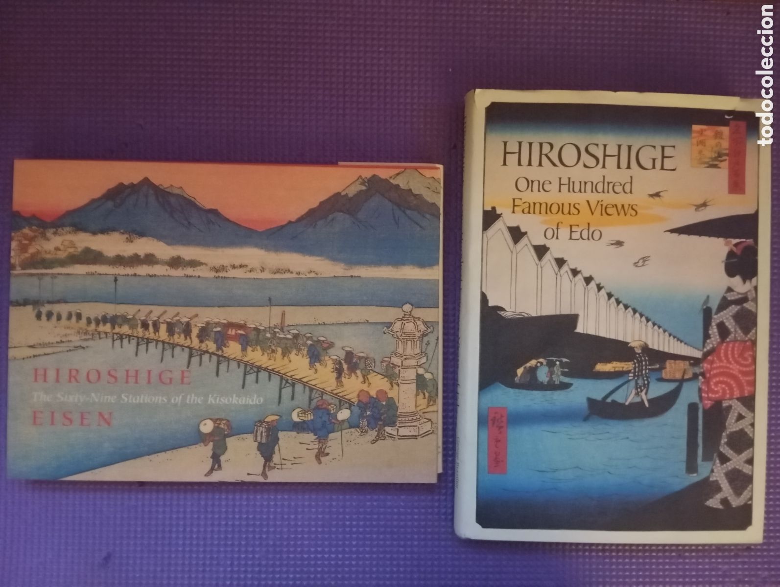 Libros de segunda mano: Hiroshige Eisen Edo 2 libros
