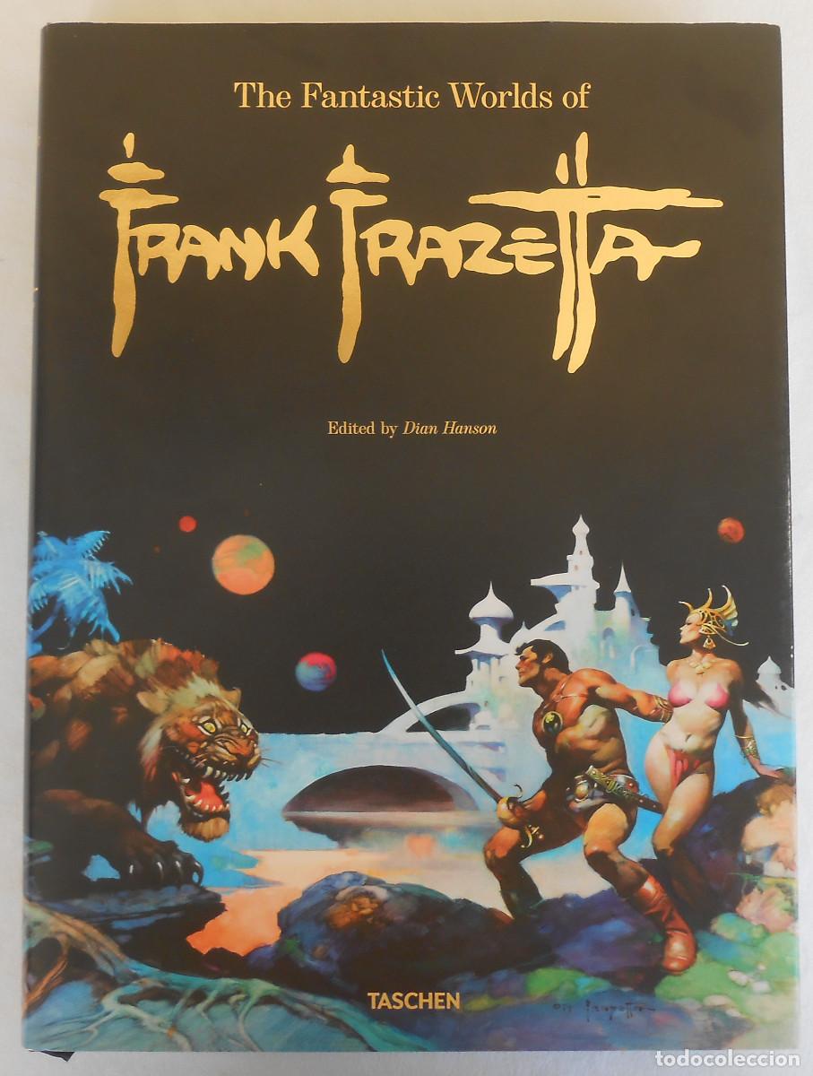 Libros de segunda mano: THE FANTASTIC WORLDS OF FRANK FRAZETTA