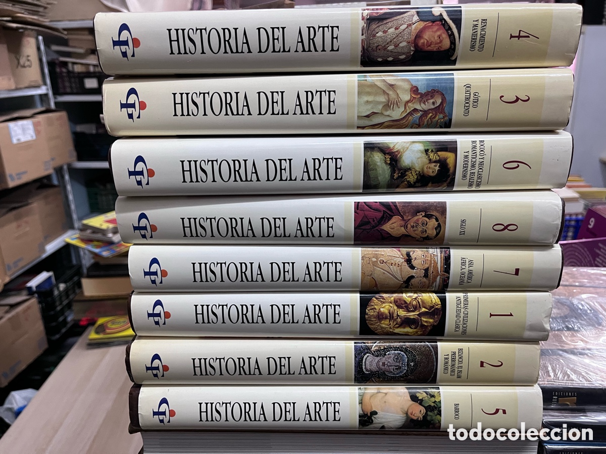 Libros de segunda mano: Historia del arte - Instituto Gallach - ocho 8 tomos (completa)