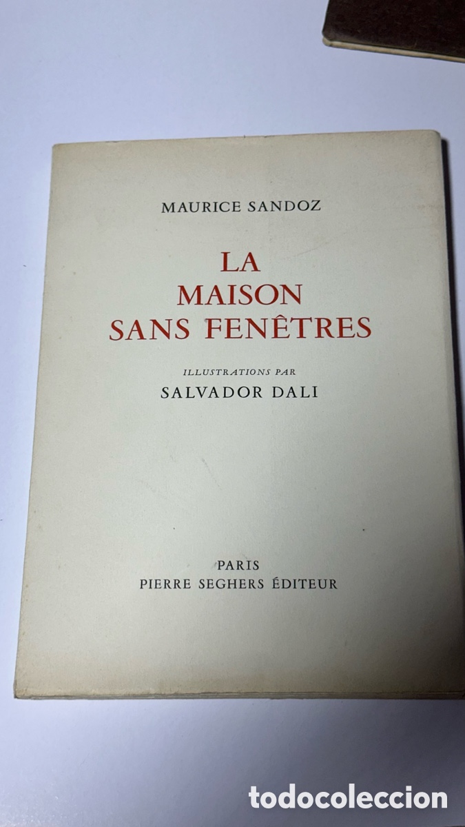 Libros de segunda mano: LA MAISON SANS FEN&Ecirc;TRES SALVADOR DALI SANDOZ PARIS EJEMPLAR NUMERADO GRABADOS COLOR