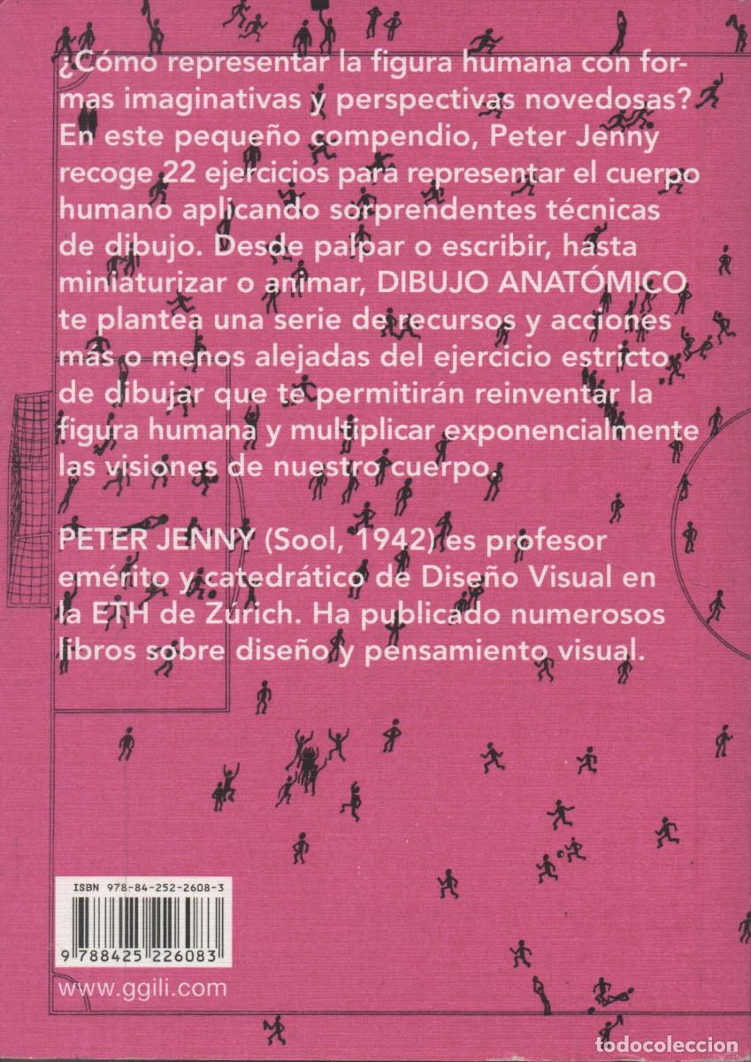 Libros de segunda mano: Dibujo anat&oacute;mico. Peter Jenny. GG. 2013. - Foto 2