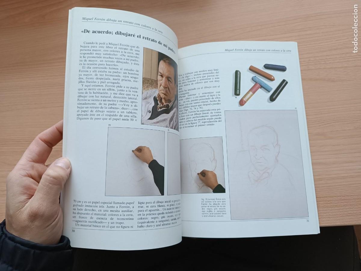 Libros de segunda mano: Dibujando retratos. Parram&oacute;n paso a paso - Foto 3