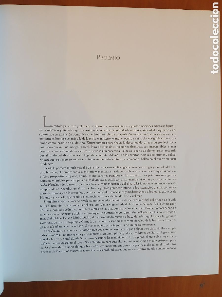 Libros de segunda mano: Mar en la pintura. Roberto Mussapi. - Foto 5