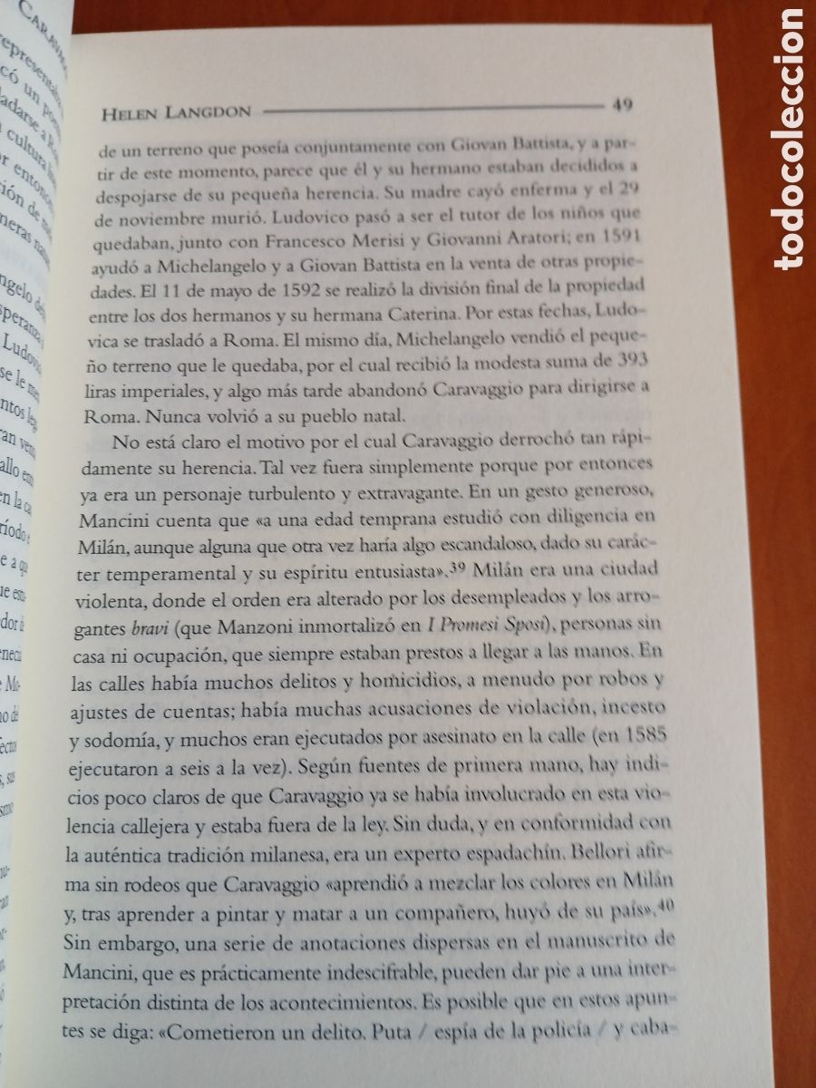 Libros de segunda mano: Caravaggio. Helen Langdon. - Foto 10
