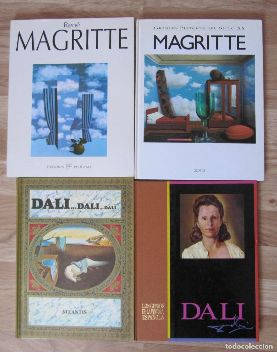 Libros de segunda mano: DALI - RENE MAGRITTE - LOTE DE 4 LIBROS
