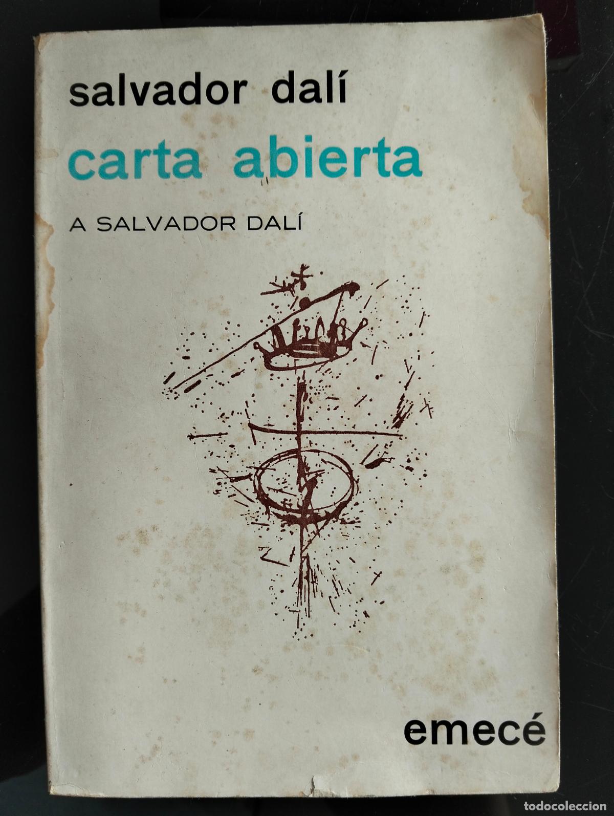 Libros de segunda mano: Ensayo, Arte. Carta Abierta, Salvador Dali, ed. Emece, Ilustrado, 1968 VISITA MI CATALOGO L55