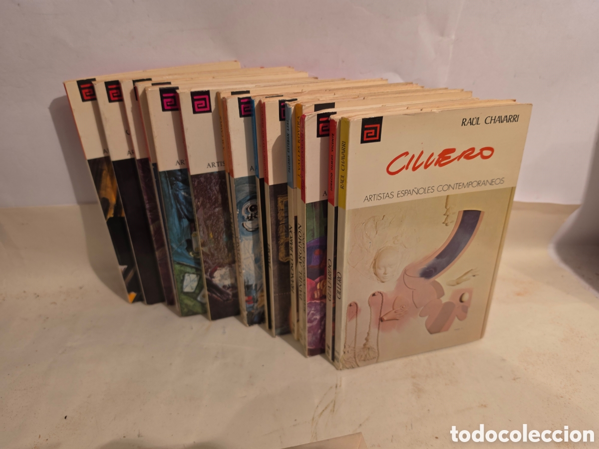 Libros de segunda mano: ARTISTAS ESPA&Ntilde;OLES CONTEMPORANEOS. 2 LIBROS PINTURA. A&Ntilde;OS 70. MINISTERIO DE EDUCACION.