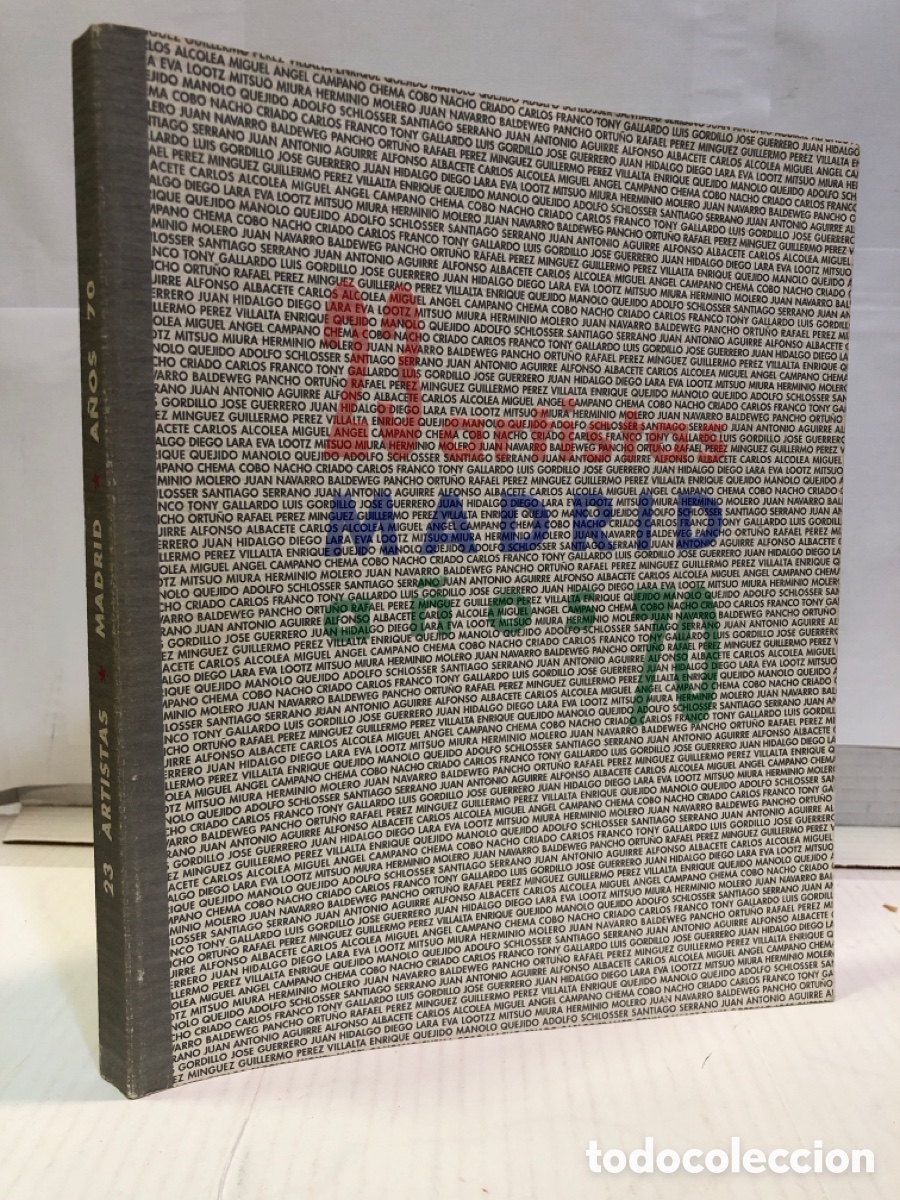 Second hand books: 23 artistas. Madrid. A&ntilde;os 70