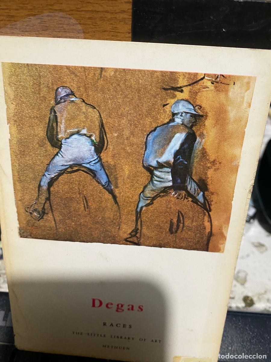 Libros de segunda mano: degas, races, the little library of art, edt. methuen