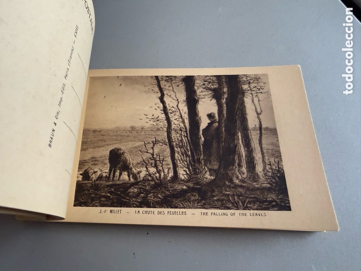 Libros de segunda mano: Raro. Bloc 20 Postales. MUSEE MILLET. COMPLETO - Foto 6