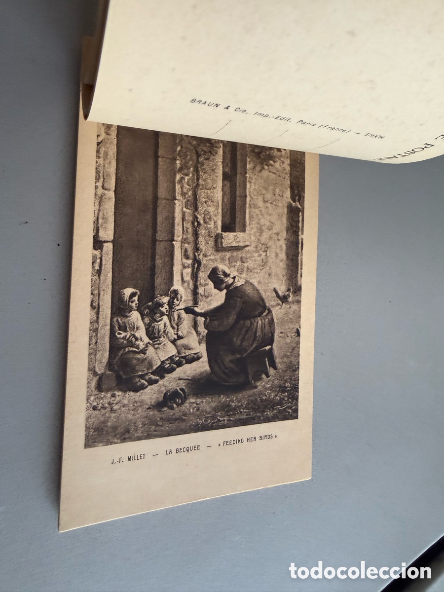 Libros de segunda mano: Raro. Bloc 20 Postales. MUSEE MILLET. COMPLETO - Foto 7