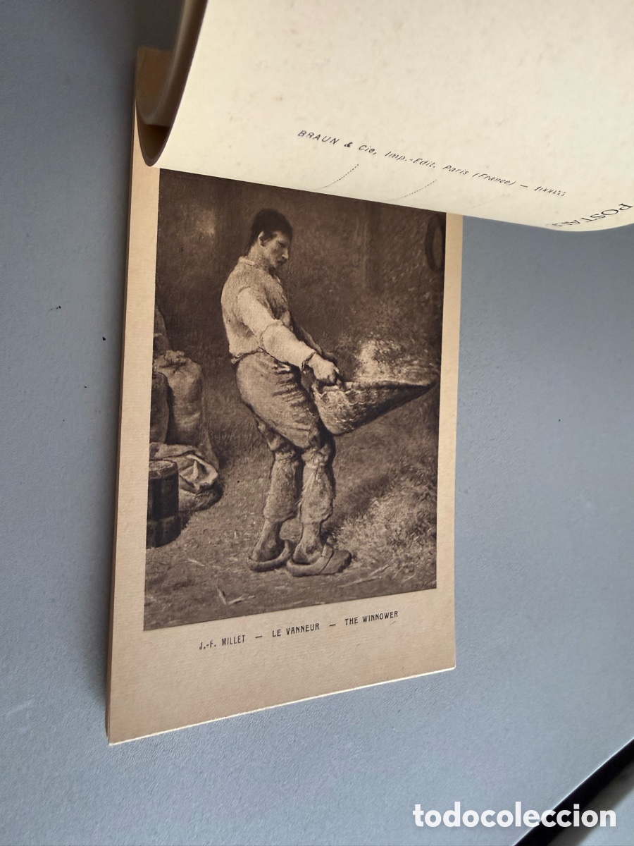 Libros de segunda mano: Raro. Bloc 20 Postales. MUSEE MILLET. COMPLETO - Foto 8
