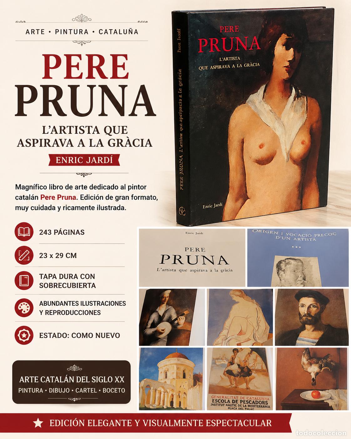 Libros de segunda mano: PERE PRUNA | L'ARTISTA QUE ASPIRAVA A LA GR&Agrave;CIA | ENRIC JARD&Iacute; | ART CATAL&Agrave;