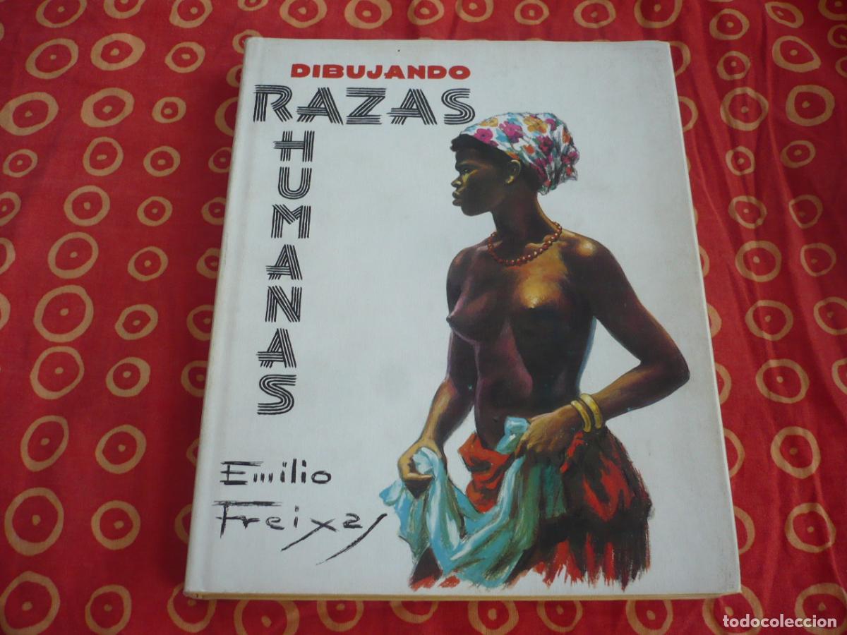 Libros de segunda mano: DIBUJANDO RAZAS HUMANAS ( EMILIO FREIXAS ) 1969 PINTURA ARTE LAPIZ RASGOS DIBUJO