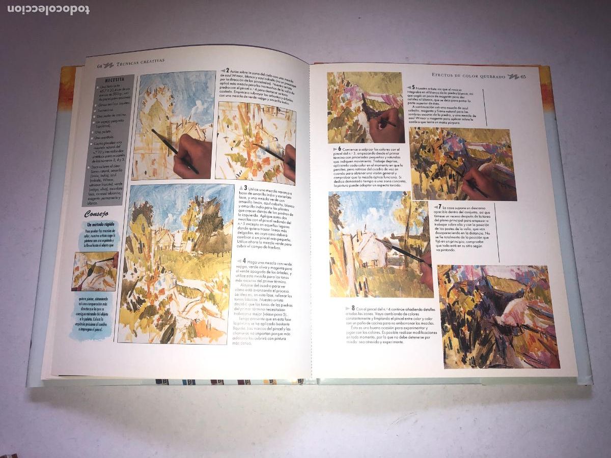 Libros de segunda mano: Libro &Oacute;leo T&eacute;cnicas Creativas - Manual Pr&aacute;ctico de Pintura Libsa - Foto 3