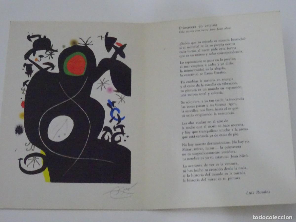 Libros de segunda mano: Cat&aacute;logo Por los Noventa A&ntilde;os de Joan Mir&oacute;, Galeria Theo 1983 - Luis Rosales