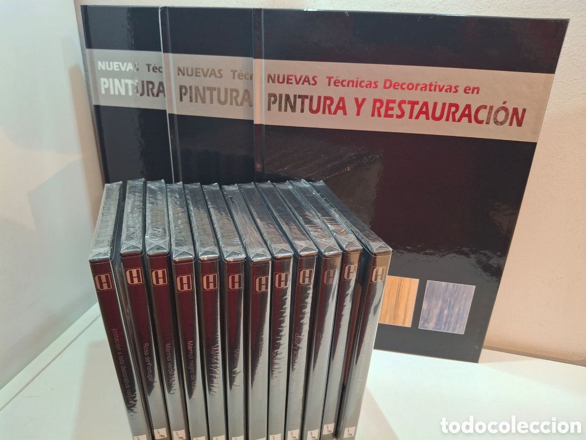 Libri di seconda mano: TECNICAS DECORATIVAS EN PINTURA Y RESTAURACION, TRES VOLUMENES + 12 CDS, HEGAR, 2002