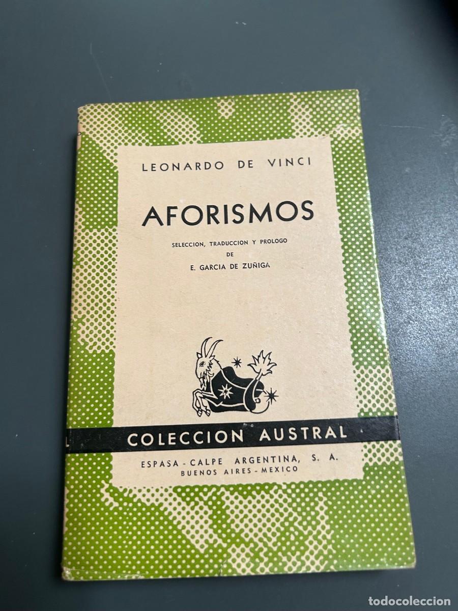 Libros de segunda mano: LEONARDO DA VINCI. AFORISMOS. - Foto 1