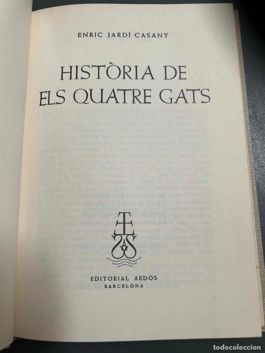 Libros de segunda mano: HISTORIA DELS 4 GATS. ENRIC JARDI.