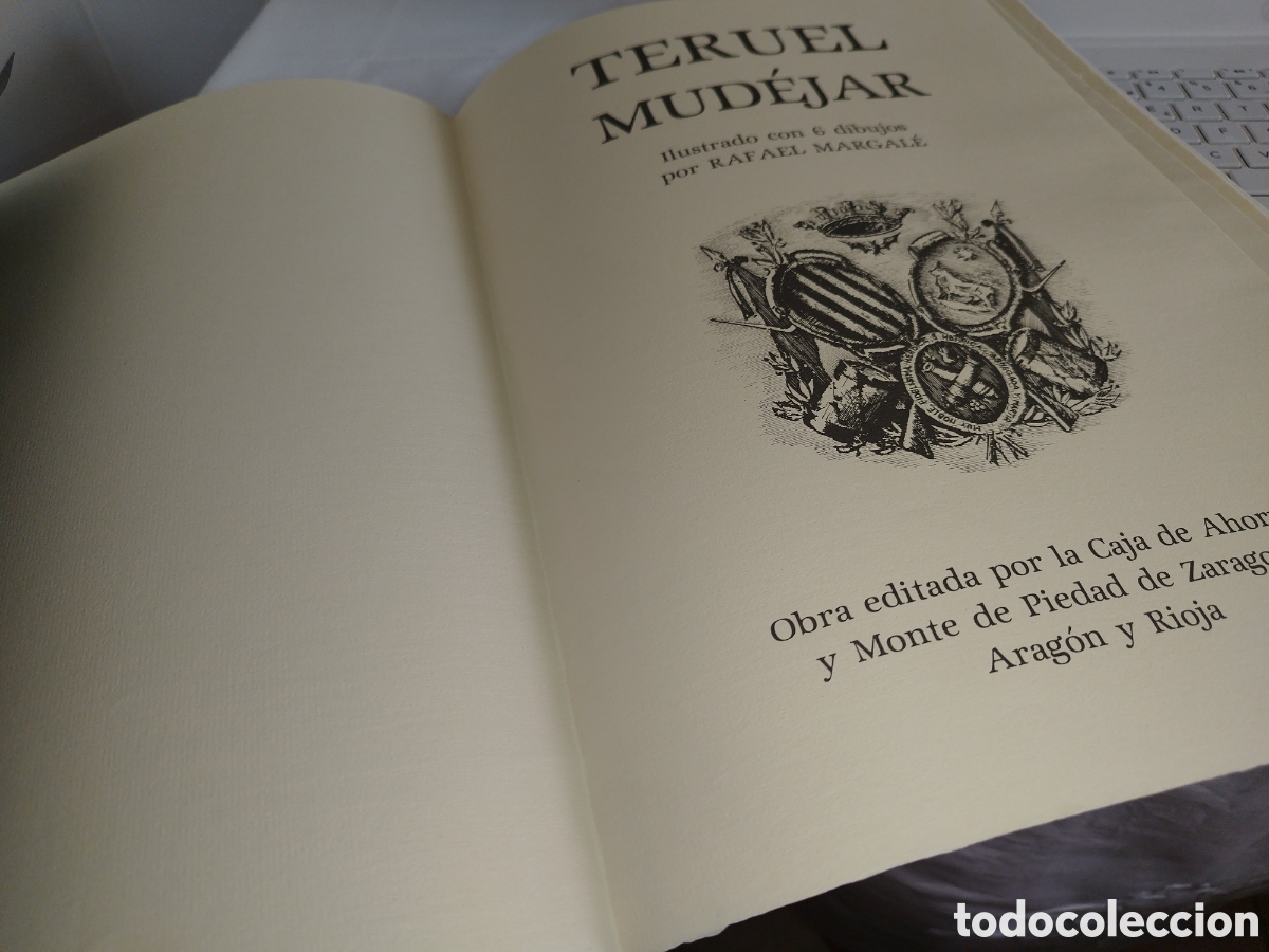 Libros de segunda mano: TERUEL MUDEJAR. ILUSTRADO CON 6 DIBUJOS POR RAFAEL MARGALE. CAZAR, 1987 NUMERADOS Y FIRMADOS.