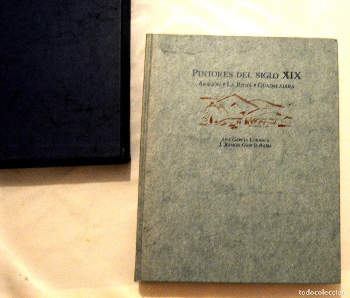 Libros de segunda mano: PINTORES DEL SIGLO XIX - ARAGON - LA RIOJA Y GUADALAJARA - EN ESTUCHE - IMPECABLE