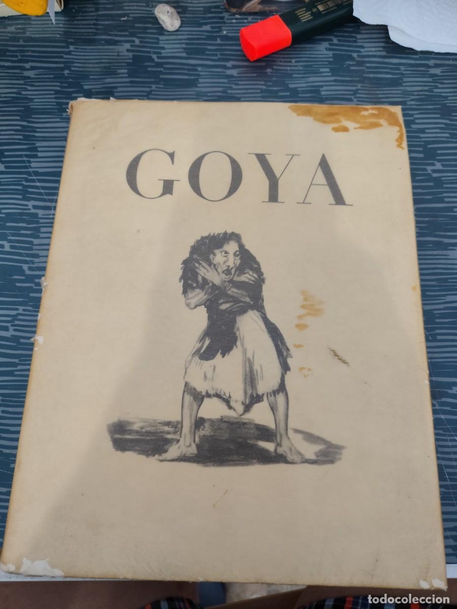 Libros de segunda mano: GOYA, DRAWINGS FROM THE PRADO, EDWARD SACKVILLE-WEST,HORIZON 1947,196 P&Aacute;GINAS,VER FOTOS