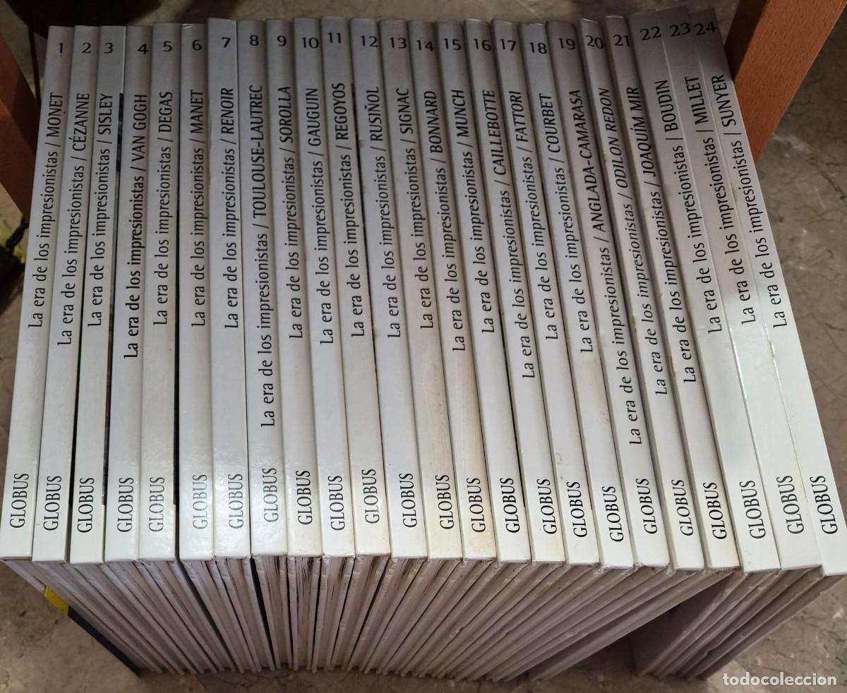 Libros de segunda mano: COLECCI&Oacute;N DE CAT&Aacute;LOGOS DE ARTE 'LA ERA DE LOS IMPRESIONISTAS' - 24 TOMOS CONSECUTIVOS