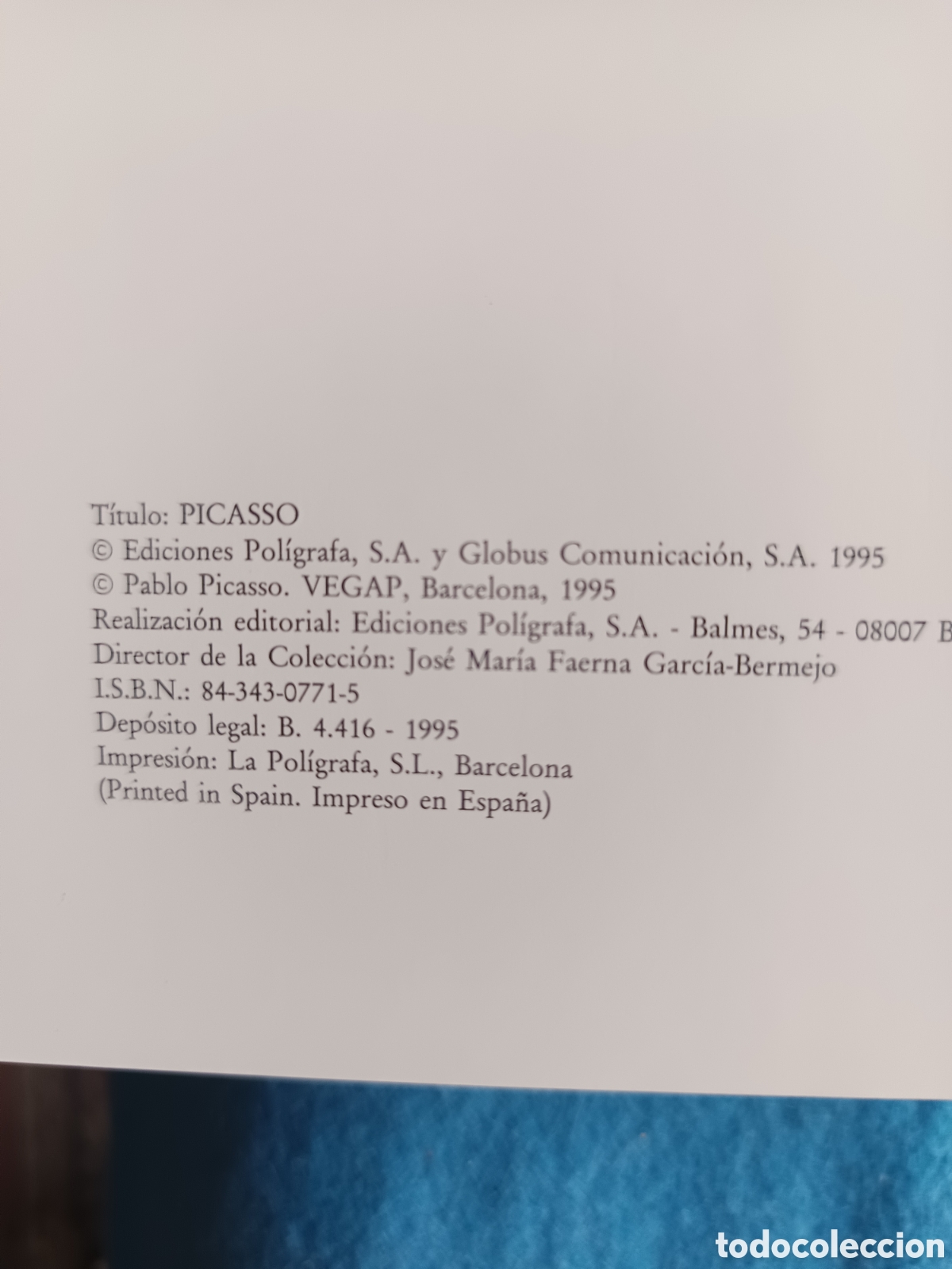 Libros de segunda mano: PABLO PICASSO - EDICIONES POLIGRAFA 1995 - Foto 5