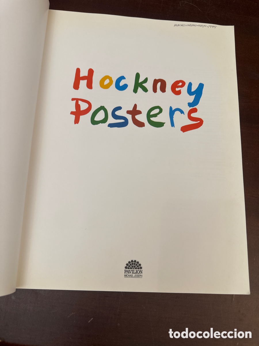 Libros de segunda mano: HOCKNEY, DAVID. - Posters. - Foto 2