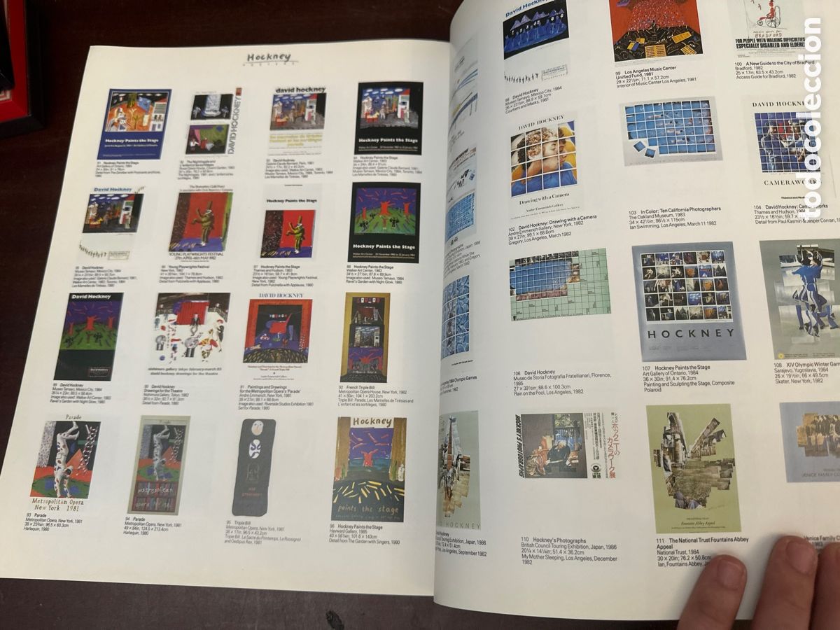 Libros de segunda mano: HOCKNEY, DAVID. - Posters. - Foto 7