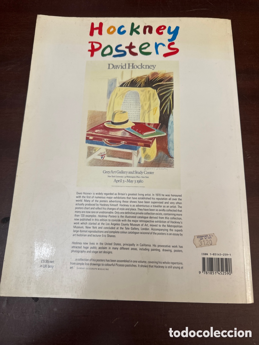 Libros de segunda mano: HOCKNEY, DAVID. - Posters. - Foto 8