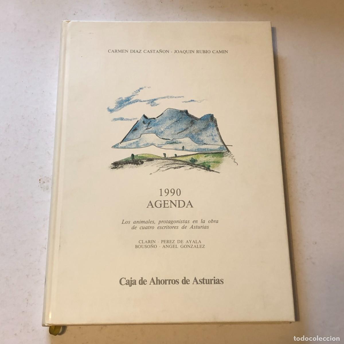 Libros de segunda mano: Agenda 1990 Caja de Ahorros de Asturias Joaquin Rubio Camin Clarin Ilustrada Sin Usar